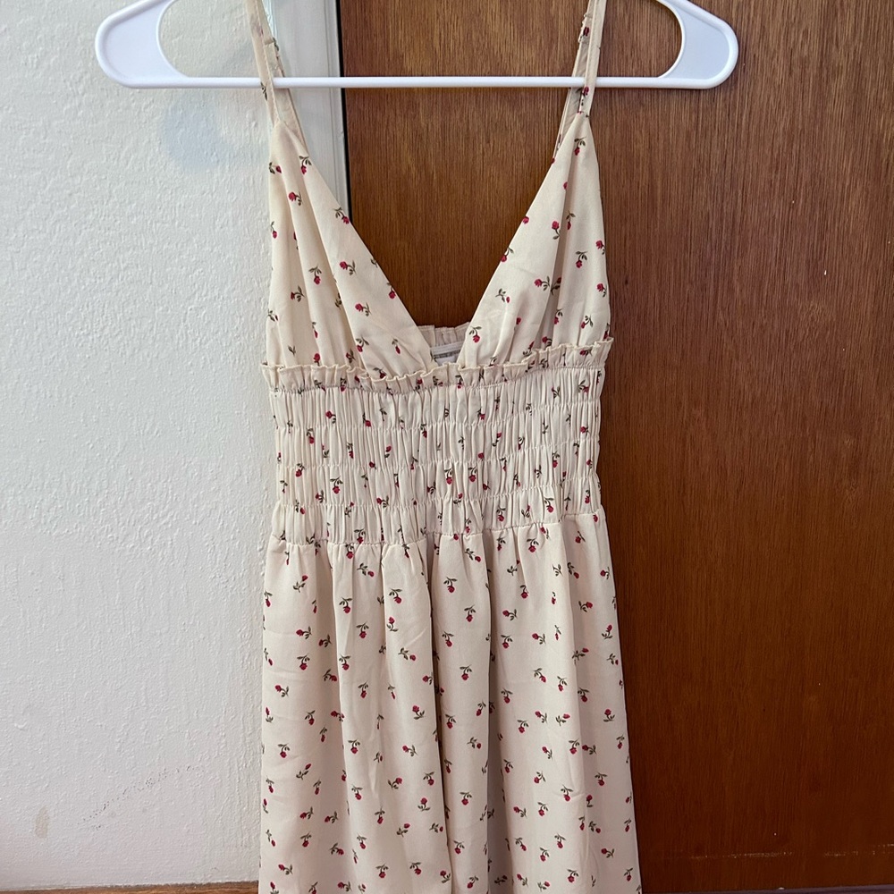 Princess Polly Floral Cream Dress